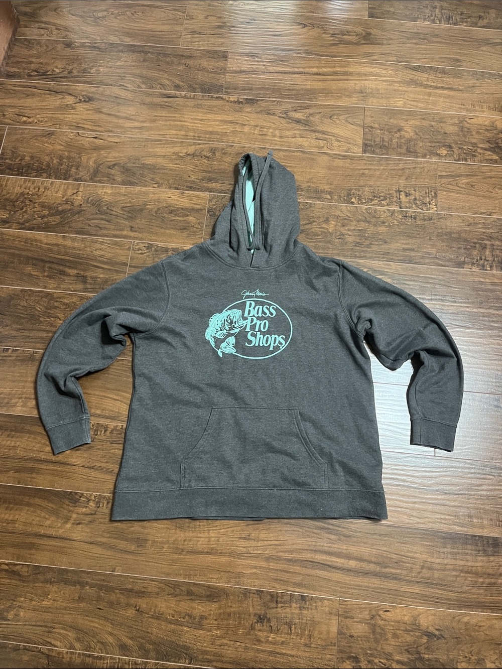 Bass Pro Shops Women’s Charcoal Hoodie with Mint Logo